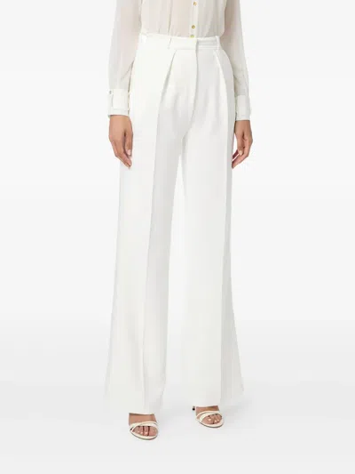 Elisabetta Franchi Pants In White