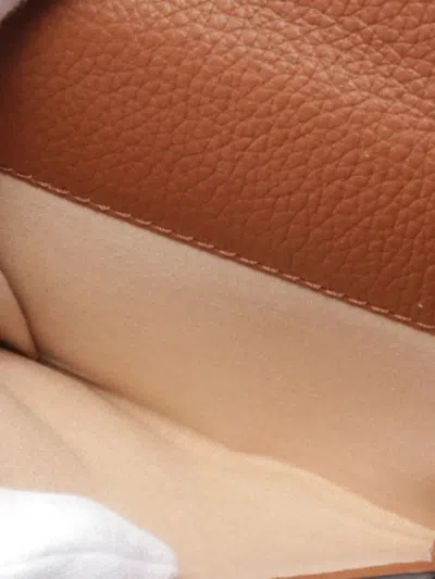 Pre-owned Chloé 2010-2025 Marcie Tri-fold Wallet Small Wallets In Brown