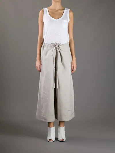 Daniela Gregis 'tognon' Wide-leg Trouser In Neutral