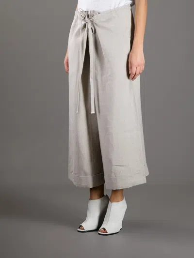 Daniela Gregis 'tognon' Wide-leg Trouser In Neutral