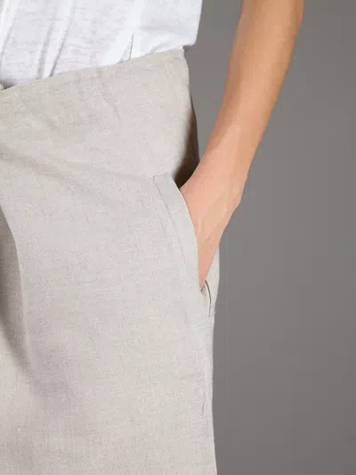 Daniela Gregis 'tognon' Wide-leg Trouser In Neutral