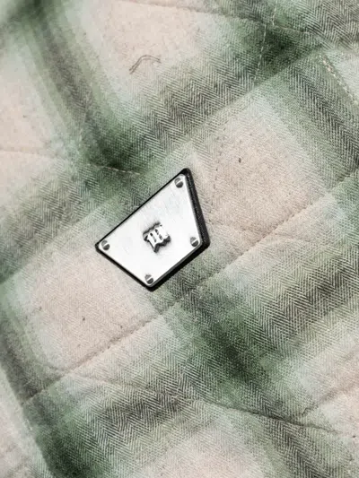 Misbhv Checked Quilted Overshirt In Multi
