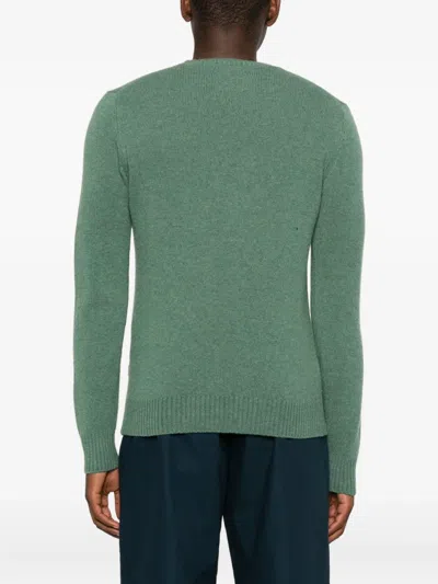 Impure Charlie Crew-neck Sweater In Green