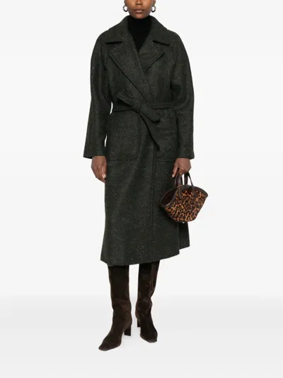 Diega Long Coat Marelo In Black