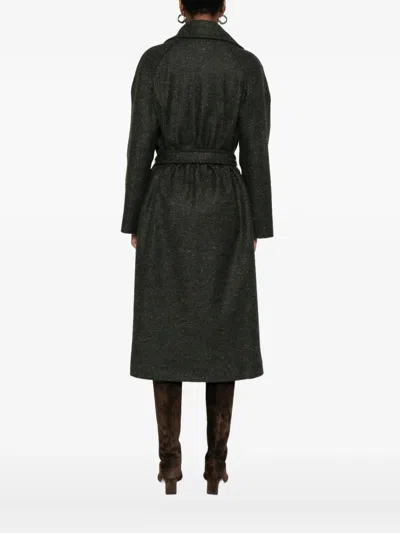 Diega Long Coat Marelo In Black