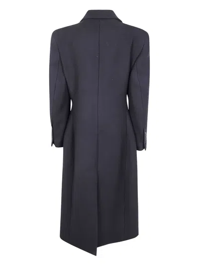 Rohe Róhe Hourglass Wool Coat In Blue