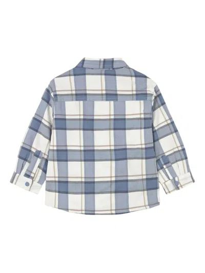 Mayoral Plaid Shirt In Blue