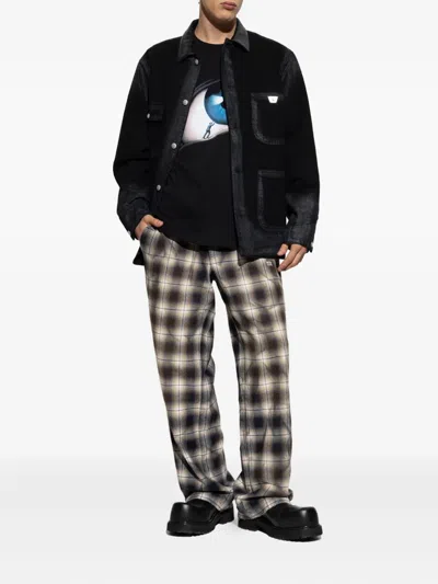 Misbhv Embossed Patch Denim Jacket In Black