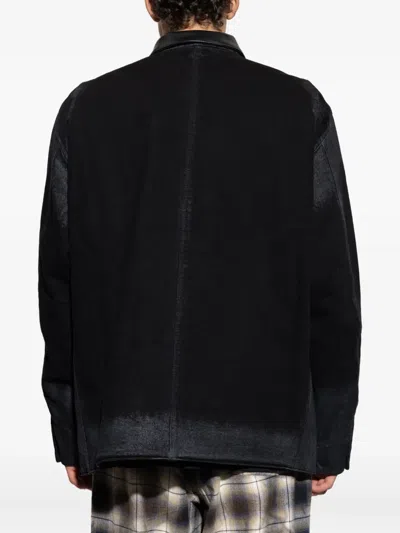 Misbhv Embossed Patch Denim Jacket In Black