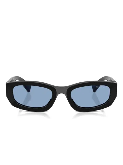 Miu Miu Woman Sunglass Mu B04s In Black