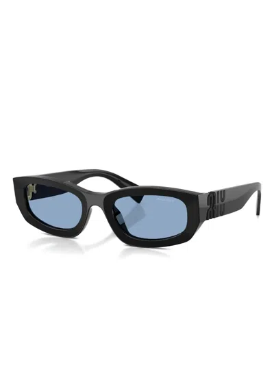 Miu Miu Woman Sunglass Mu B04s In Black