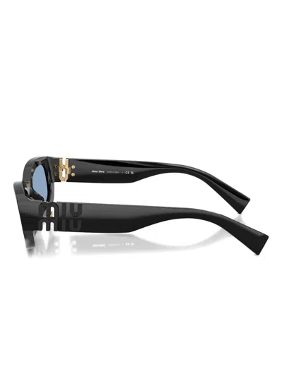 Miu Miu Woman Sunglass Mu B04s In Black