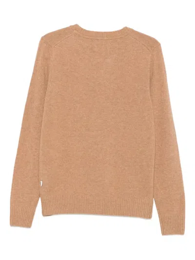 Impure Charlie Crew-neck Sweater In Brown
