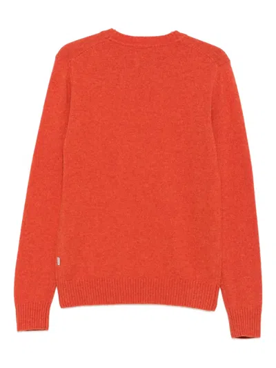 Impure Charlie Crew-neck Sweater In Orange