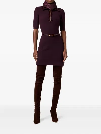 Elisabetta Franchi Dresses Merlot In Purple