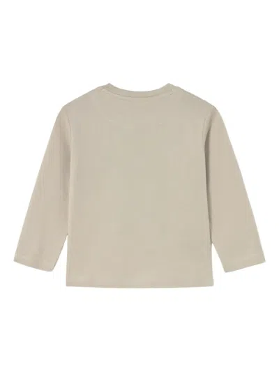 Mayoral Animal-print Sweatshirt In Gray