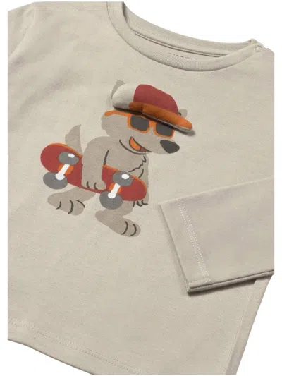 Mayoral Animal-print Sweatshirt In Gray