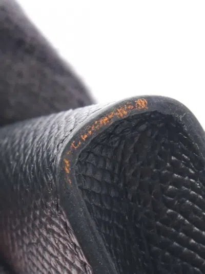 Pre-owned Hermes 2017 Epsom Remix Combine Zipper Wallet Long Wallets In Black