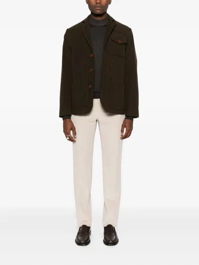 Incotex Corduroy Trousers In Neutral