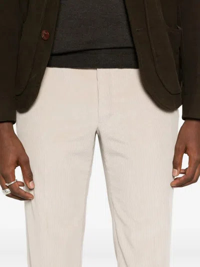 Incotex Corduroy Trousers In Neutral