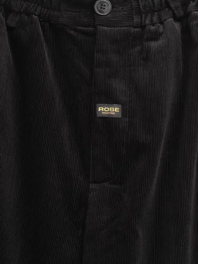 Martine Rose Black Extreme Wide Leg Tailored Trousers In Black