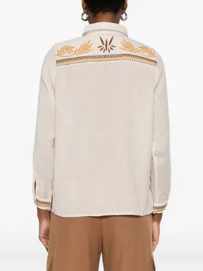 Diega Double Pocket Shirt Cherlo In Neutral