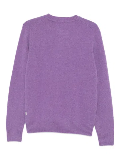 Impure Charlie Crew-neck Sweater In Purple