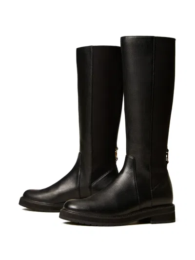 Twinset High Boots With Elastic In Black