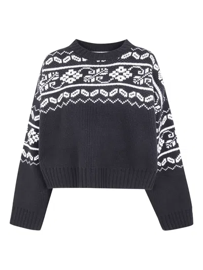 Rohe Róhe "fair-isle" Knitted Jumper In Blue