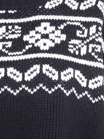 Rohe Róhe "fair-isle" Knitted Jumper In Blue