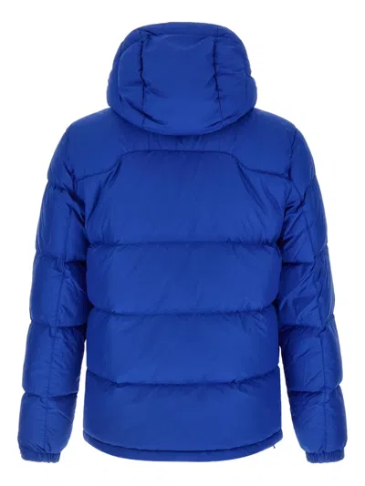 Polo Ralph Lauren Blue Polyester Down Jacket In Blue