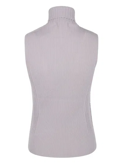 D Exterior D.exterior Rhombus Sequins Slim Top In Purple