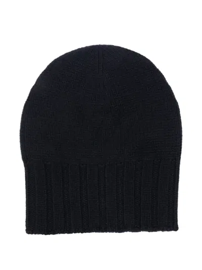 Beyou Ribbed-cuff Beanie Hat In Black