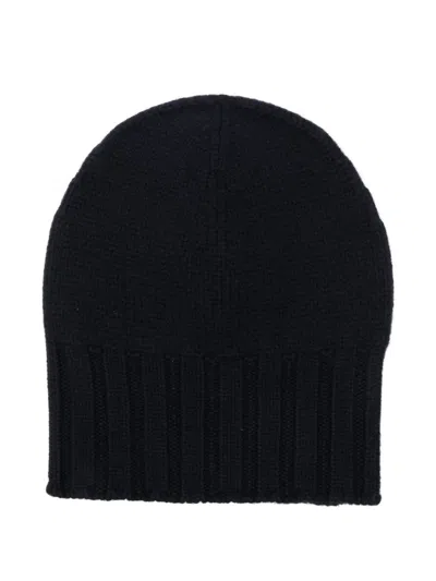 Beyou Ribbed-cuff Beanie Hat In Black