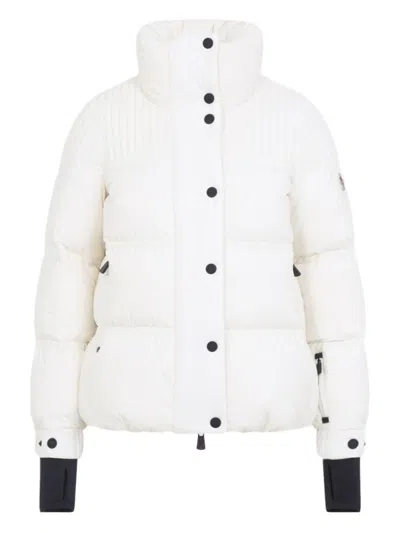 Moncler Anglin Padded Jacket With Logo-patch In White