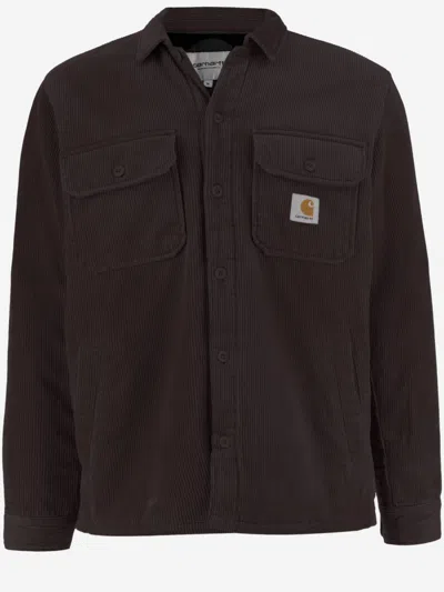 Carhartt Wip Chocolate Corduroy Whitsome Shirt Jacket In Brown