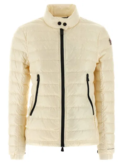 Moncler Grenoble Ivory Nylon Walibi Down Jacket In Neutral