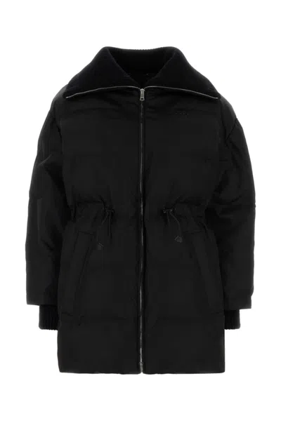 Gucci Women Black Nylon Padded Jacket In Black