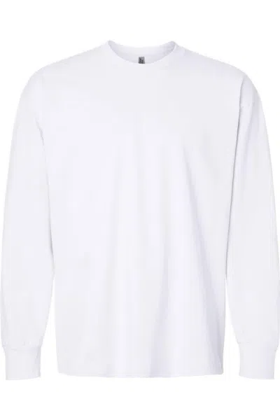 Next Level Unisex Triblend Long Sleeve T-shirt In White