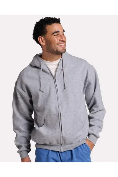Jerzees Super Sweats Nublend Full-zip Hooded Sweatshirt In Multi