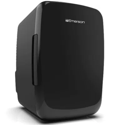 Proxxi Emerson Portable Mini Fridge Cooler Quiet W Secure Latch And Holds Up To 6 Cans In Black