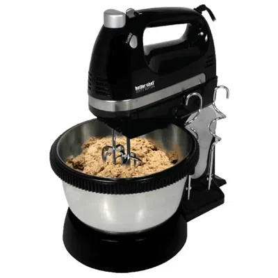 Proxxi Better Chef 350w 5-speed-plus-boost Hand And Stand Mixer W Bowl In Black