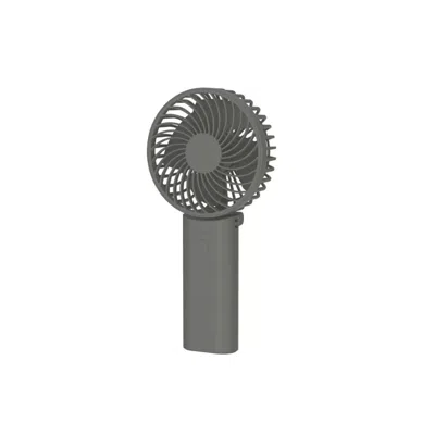 Proxxi 2-in-1 Portable High-speed Cooling Mini Fan With Power Bank, Foldable Table Fan In Gray