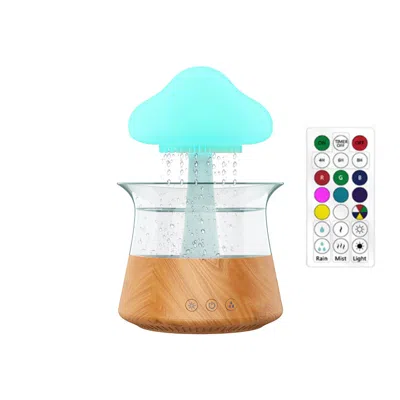 Proxxi Relax Cloud Rain Diffuser: Ultrasonic Aromatherapy Humidifier With Colorful Lamp In Multi
