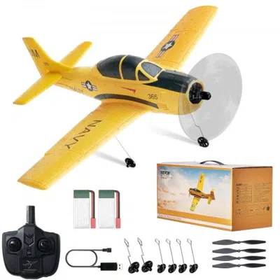 Proxxi Rc Airplane Trainer Aircraft Epp Foam Rc Plane Toy 2.4 Ghz Remote Control In Yellow