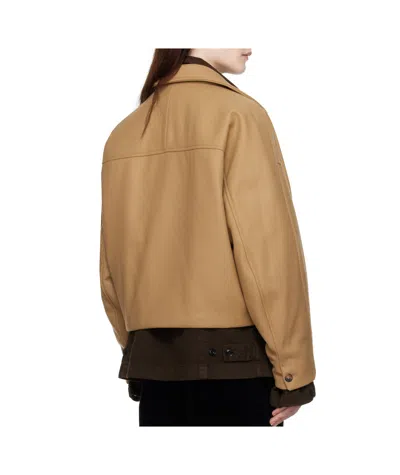 Apc Tan Becca Jacket In Brown