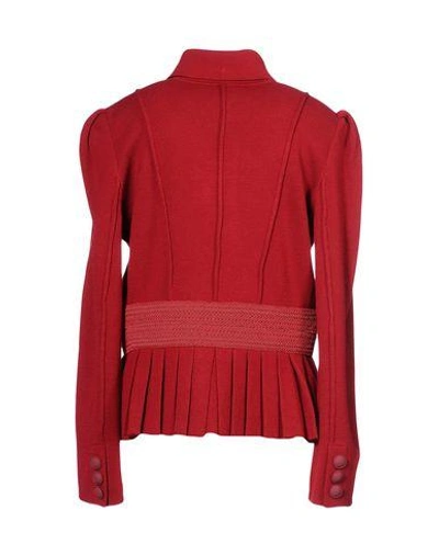 Shop Emporio Armani Blazer In Red