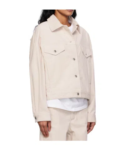Apc Beige Cally Jacket In Neutral