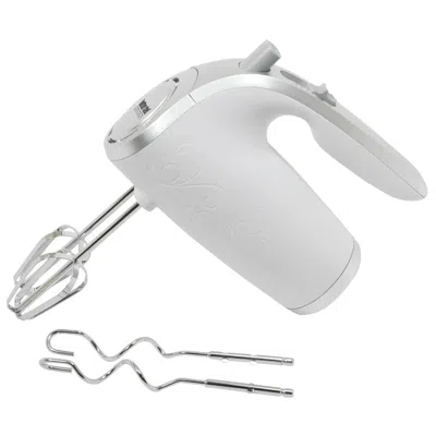 Proxxi Better Chef 5-speed 150w Hand Mixer With Silver Accents And Storage Clip In White