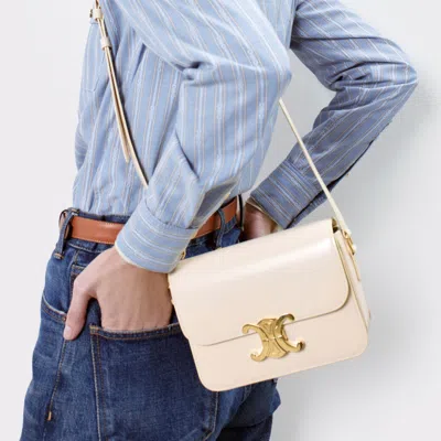 Celine Burberry Embroidered Cashmere Scarf In White